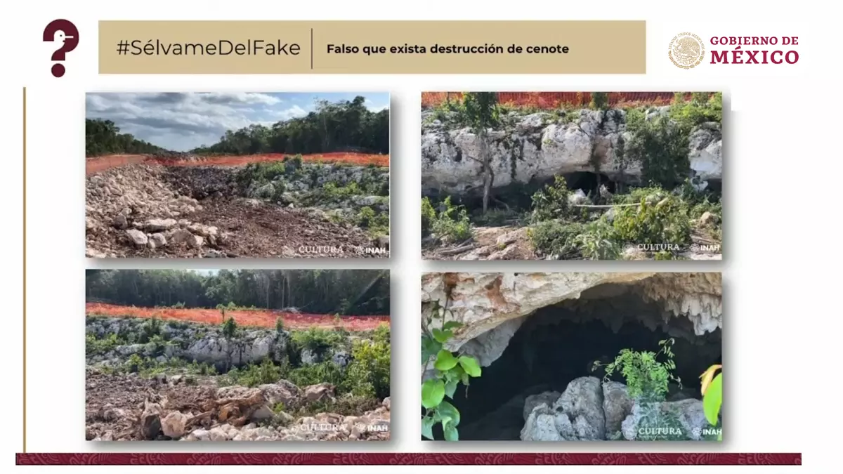 Tren Maya no ocasionará daños al Cenote Dama Blanca: Vilchis
