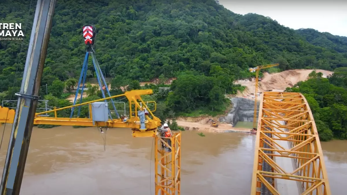 Mayan Train Will Cross the Usumacinta River through the Boca del Cerro Bridge
